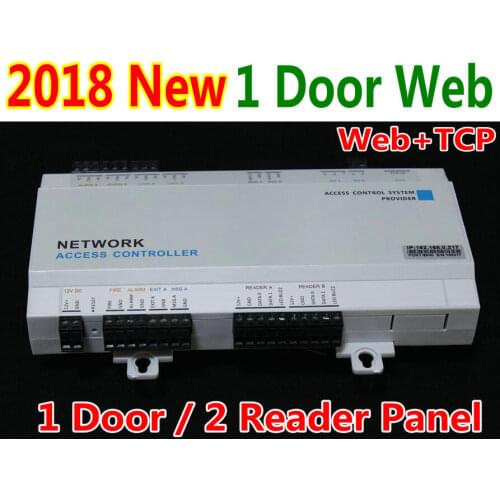 2018 New Version One Door Controller Panel, New Web IP Interface support +TCP/IP Access Controller door Card high end europe kit