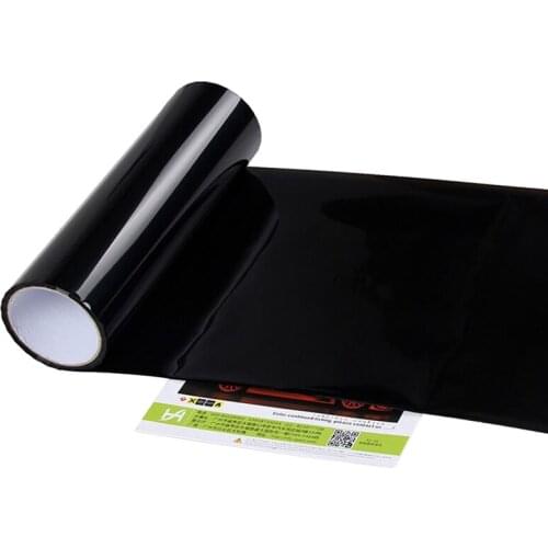 30 x150 cm Black DIY Tinting Car Fog Tail Light Headlights Vinyl Film Wrap Sheet