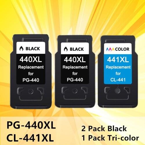 440XL 441XL Ink Inkjet Cartridge Replacement PG440 PG 440 441 XL for Canon Pixma MG2180 3180 4180 4280 MX438 518 378 printer
