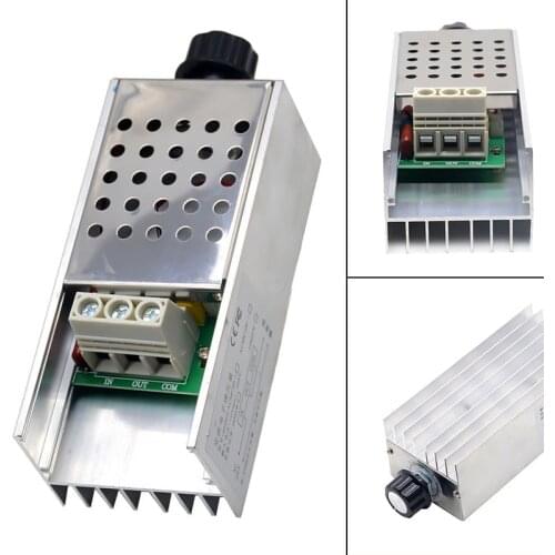 AC 110-220V 10000W SCR Motor Speed Controller Voltage Regulators Dimmer Thermostat Electrical Professional Equipment Tools