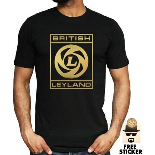 British Leyland Mens T-shirt Rover MG Retro Classic Car Motor Enthusiast Tee Top