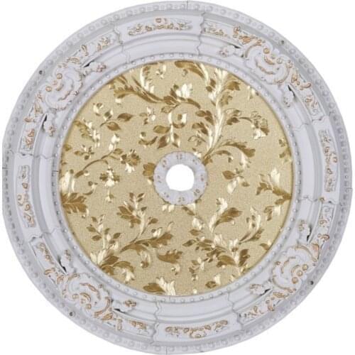 Decorative Round Designed Vintage Looking Ceiling Medallion for Chandeliers 60cm 23.62