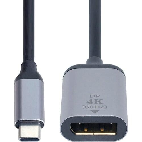 Displayport Monitor DP Adapter 4K 2K 60hz to USB-C Type C Cable for Tablet & Phone & Laptop