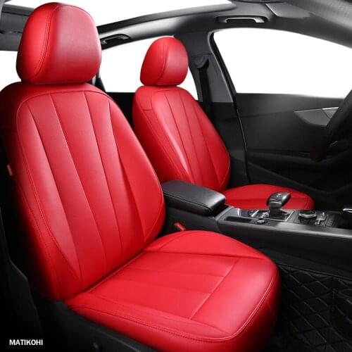 MATIKOHI Custom Leather car seat cover For Maserati Quattroporte Luxgen 7 SUV 5 3 MASTER CEO 7 MPV 6 SUV U5 SUV Automobiles