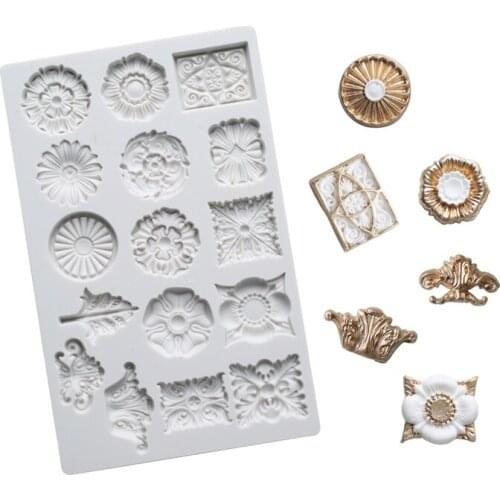 Meibum Silicone Fondant Cake Mold Pastry Dessert Decorating Tools Relief Chocolate Sugarcraft Gumpaste Baking Mould