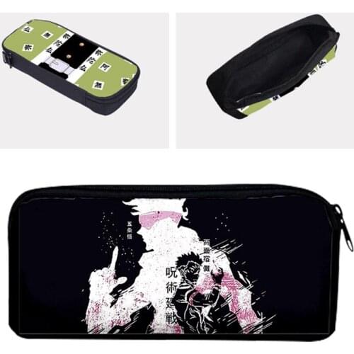 Jujutsu Kaisen Fashion Case Cartoon Stationery Pencil Case 3D Makeup Box Storage Pouch Kids School Supplies Cosmetic Bag