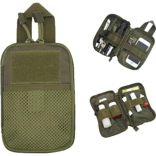 Molle Tactical Bag EDC Camouflage Waist Bag Mobile Phone Bag Millitary Camouflage Waterproof Pouch for Hunting Accessories