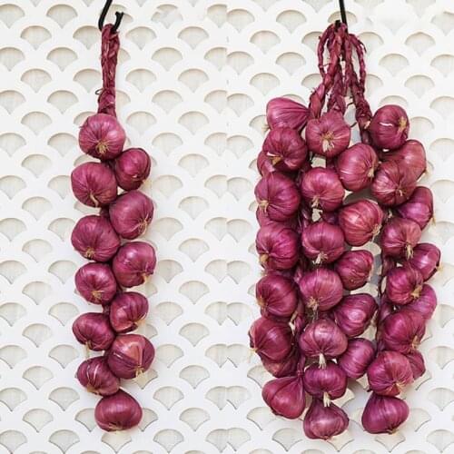 Title: Simulation Artificial Vegetable Garlic String for Restaurant Hotel Home Garden Wedding Kitchen Decoration