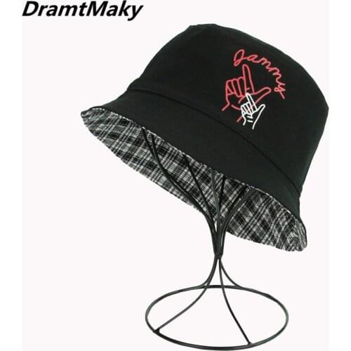 Fashion Sunscreen Men Women Fisherman hats High Quality Cotton Simple Caps Summer Autumn Solid Color Panama fishing Bucket Hat