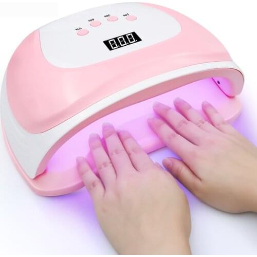 UV Lamp for Manicure Nail Dryer 90/54/36W Two Hand Nail Lamp For Curing UV Gel Nail Polish With Motion sensing LCD Display