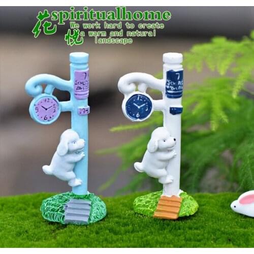 1/12 Dollhouse Miniature Dog Park Street Lamp Doll Streetlight Decor Toy Home Decor