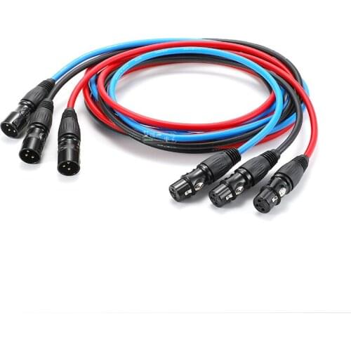 1Pcs CANARE Cannon cable male to female pure copper microphone XLR fever audio extension cable Yongsheng HiFi
