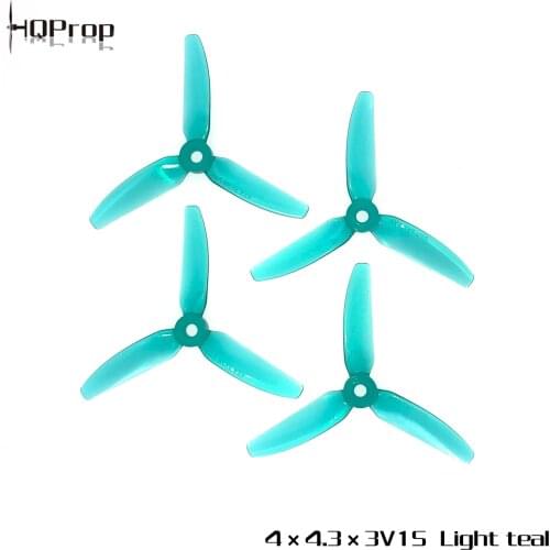 10Pairs HQPROP 4X4.3X3V1S 4043 3-Blade PC Propeller for FPV Racing Freestyle 4inch Toothpick Cinewhoop Micro Long Range Drones
