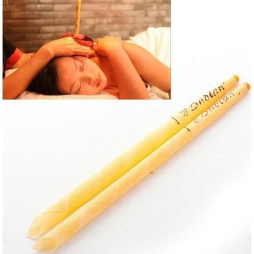 10PCS Ear Cleaning Candle Natural Candling Earwax Treatment Ear wax Cleaner Massage Removal Indian Coning Fragrance Ear Candle