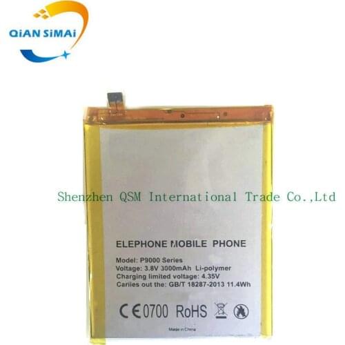 3000mAh New 100% High Quality P9000 Series battery for Elephone P9000 Lite mobile phone +track code