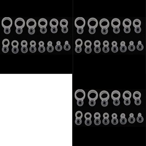 42pcs Fishing Rod Guide Ring DIY Rod Repair Kit Rod Building Silicone Ring