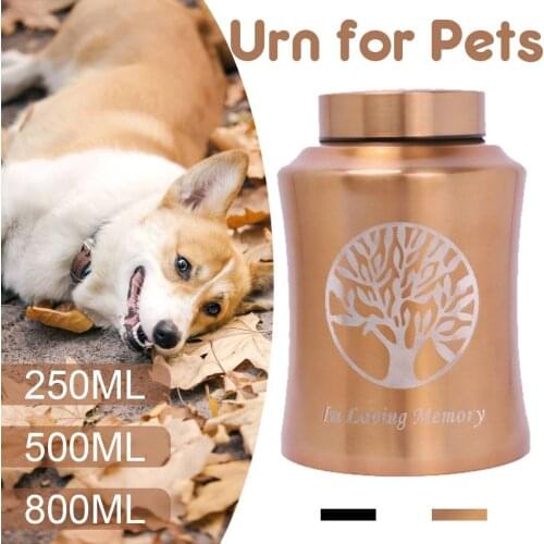 800/500/250 ml pet cremation souvenir urns can be used for dogs,cats,birds and mice ashes souvenirs souvenir containers pet urns