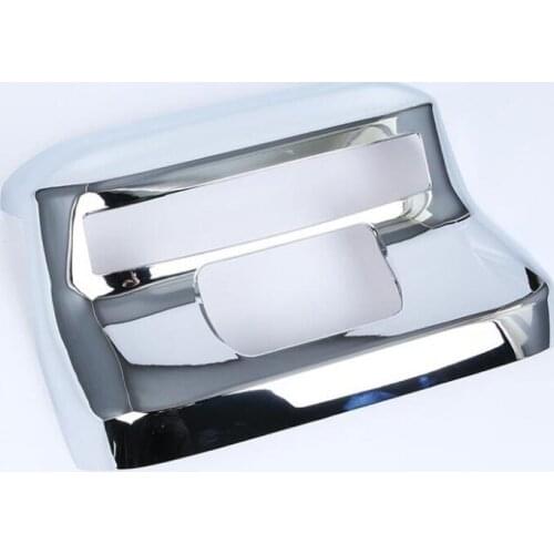 Free Shipping! For TOYOTA Prado 2018 1PC ABS Chrome Car Exterior License Plate Frame Cover Trim Moldings Car Styling Accessories