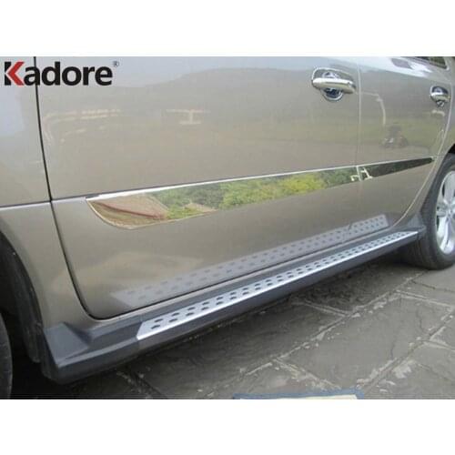 For RENAULT KOLEOS 2008 2009 2010 2011 2012 2013 Stainless Steel Side Door Body Line Moulding Cover Trim Strip Car Styling