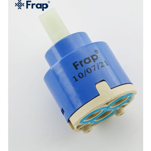 1PC 35mm Ceramic Cartridge Faucet Cartridge Mixer Low Torque Spindle Free Rotation Flat Base Faucet Accessories F51