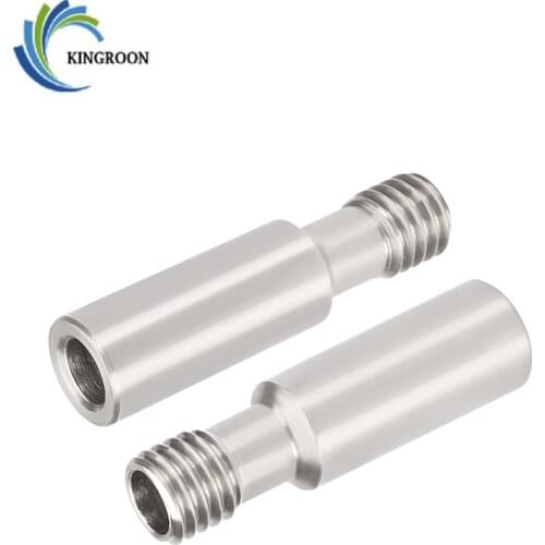 KINGROON CR10 Stainless Steel Throat Direct Heat Break Bowden Tube Long Thread 3D Printers Parts For Ender3 Reprap 1.75 mm