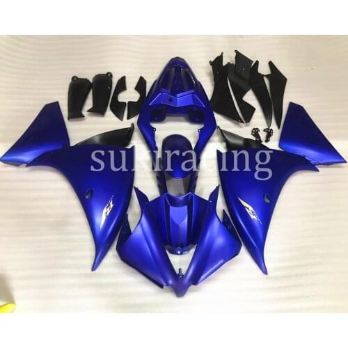 For Yamaha R1 Motorcycle ABS Plastic Injection Fairing Kit Bodywork for YZF R1 2012 2013 2014 good quality Blue YZF-R1