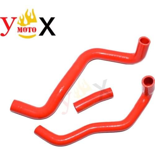 TRZ 250 3XV 91-95 Red Motorcycle Silicone Radiator Water Pipe Coolant Hose Tube For YAMAHA TRZ250 3XV 1991-1995 1992 1993 1994