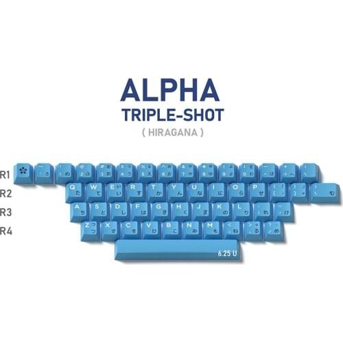 Singlechip Keycap For Cherry Mx Gateron Kailh Switch Mechanical Keyboard Cherry Profile ABS English Japanese Blue Yellow Key Cap