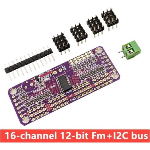 MCU-PCA9685 16-channel 12-bit Fm+I2C bus PWM controller servo control module