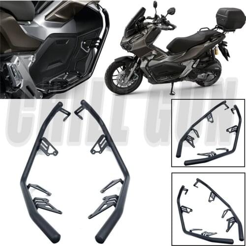 Motorcycle Bumper Kit Floor Guard Engine Protetive Guard Crash Bar Engine Guard Frame Protection For ADV150 ADV-150 2019 2020 21