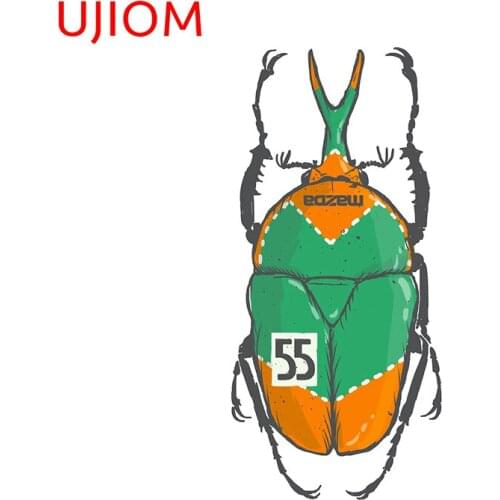 UJIOM Beetle Window Wallpaper Decals Bedroom Accessories Living Room Decor Moisture Proof Wall Stickers Mural Art