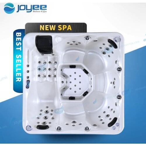 JOYEE Factory Wholesale Price 6 Pers Whirlpool Massage Luxury Spa Hot Tub Europe Spa Hot Tub Outdoor Spa With Air Bubble Jets