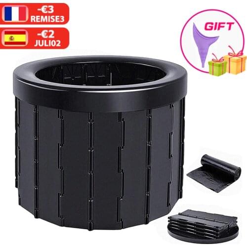 Portable Toilet Folding Commode Porta Potty Car Toilet Camping Toilet For Travel Bucket Toilet Seat for Camping Hiking Long Trip