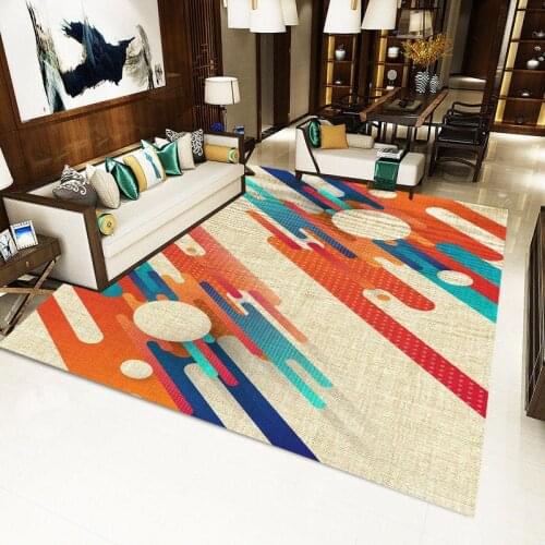 Pink Nordic Geometric Carpet Children Rug for Room Yoga Mat Floor Carpet for Bedroom Girl Room Rug Living Room Carpet