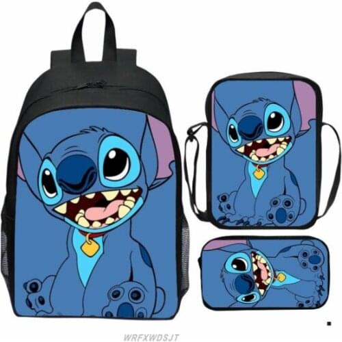 Stitch School Backpack for Teenager Boys Girls Students Custom BookBag Girls Satchel Women Daypack Mochilas