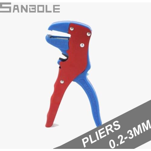 Piler Small-sized Mini- Automatic Peel Wire Cable Stripper Stripping Crimper Electrician Clamp Wire Peeling type 0.2-3mm