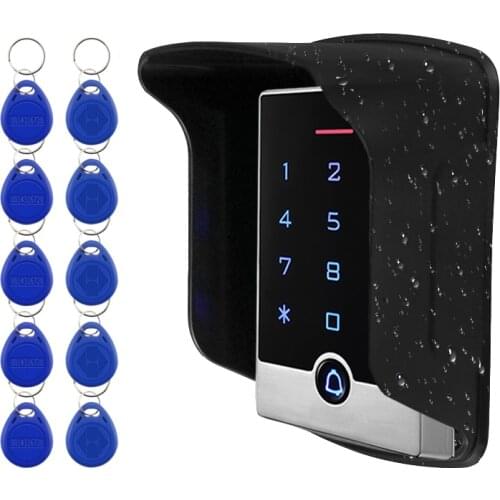 Waterproof Rainproof Standalone Access Controller RFID Access Control Keypad Cover digital panel Card Reader Door Lock System
