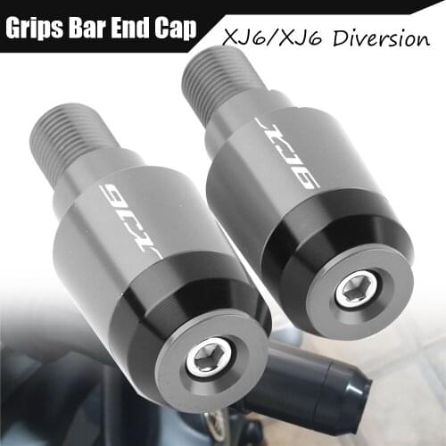 XJ 6 Motorcycle Handlebar Grips Ends Handle Bar Cap For Yamaha XJ6 Diversion 2009-2016 2010 2011 2012 2013 2014 2015