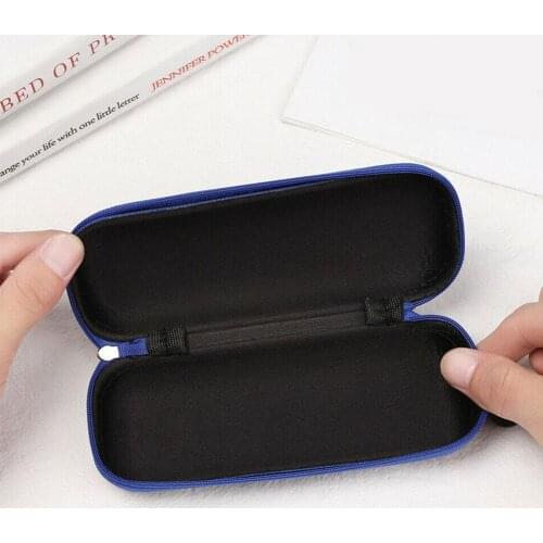 1Pc Portable Eyewear Cases Cover Sunglasses Hard Case Box Glasses Cases with Zipper Protector Lanyard For Women Eyeglass Me Z4D8