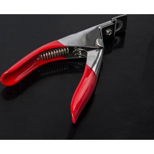 13.3*6.5cm U-Shaped Acrylic Nail Tip Scissors Trimmer French Polish Manicure Design Tool Clipper Edge Cutter Set For Nails #1-#2