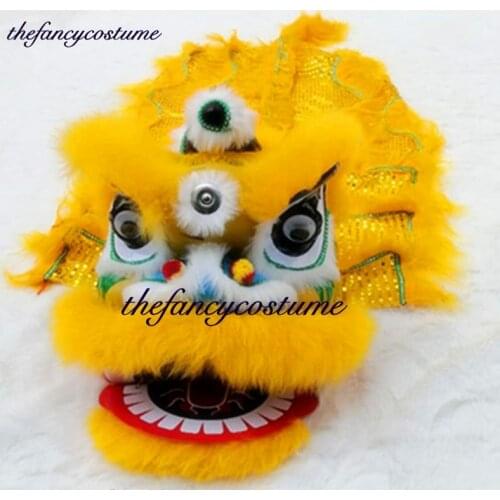 2021 Classic Chinese kid Lion Dance Mascot Fancy Costume 5-9 Age Cartoon Family Props Outfit Dress Party Carnival Festivall