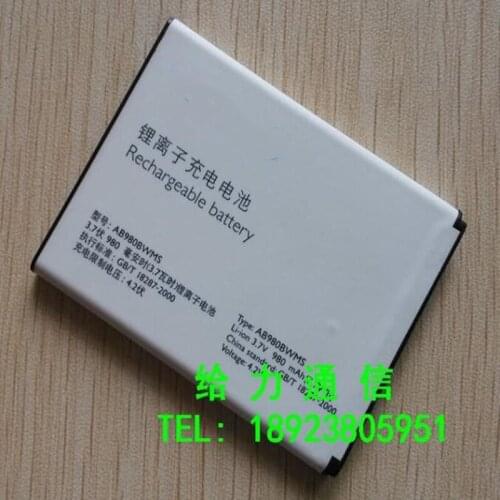 AB980BWMS Battery For PHILIPS D613 Smartphone Batterie mobile phone with phone stander