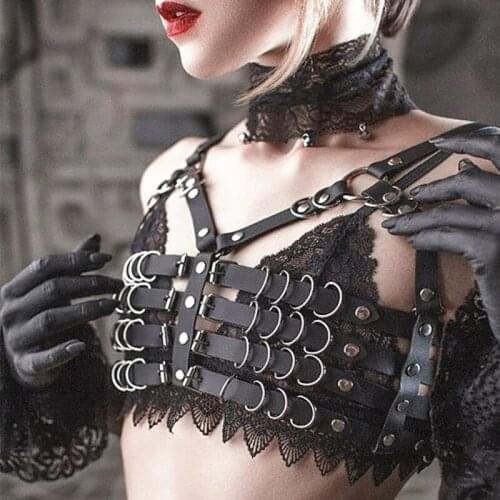 COLEMJE Women Sexy Punktank Top Fashion Holographic Handmade Patchwork Backless Crop Tops Party Club Wear For Lady Belt