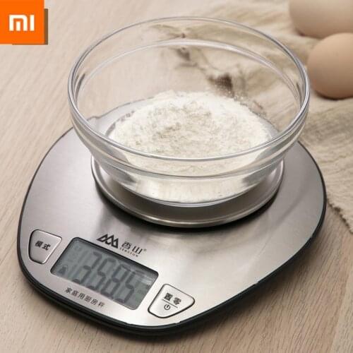 New Xiaomi Youpin Xiangshan electronic kitchen scale EK518 silver Accurate weighing and stable quality
