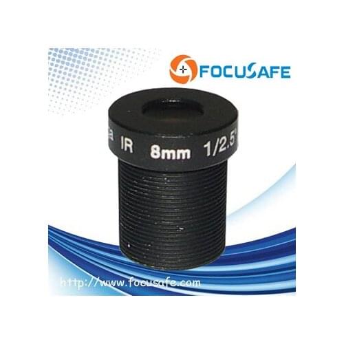 Focusafe 3 Megapixel CCTV 1080P Board Lens 1/2.5'' 8mm 43.2degree for Full HD CCTV Camera IP Camera M12*0.5 MTV Mount
