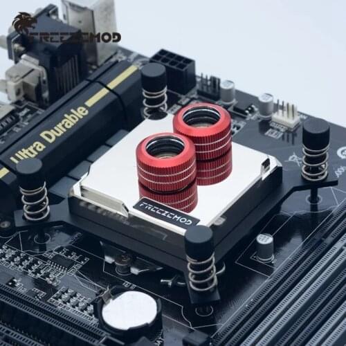 FREEZEMOD PC Water Cooling CPU Water Block For Intel 1151/115X/2011, Full Matel Brass Base Plate Jet Channel,INTEL-JB6T