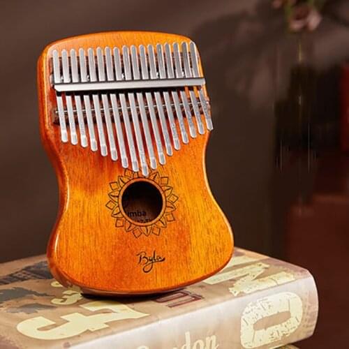 Kalimba 17 Key Thumb Piano Beginner Mahogany Mbira Musical Instruments Solid Wood Finger Piano with Bag Tuning hammer KLB43