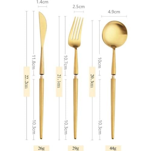 Light Luxury 3Pcs/Set Stainless Steel Detachable Fork Spoon Dinnerware Set Outdoor Travel Party Portable Tableware Suit Hot Sell