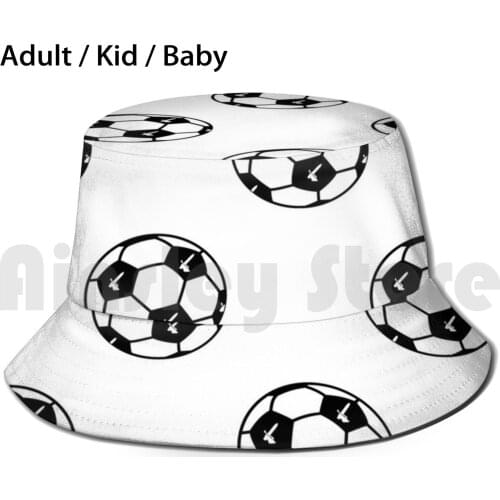 Copy Of Charlton Athletic - Cafc - Football Sword Pattern ( White ) Bucket Hat Adult kid baby Beach Sun Hats Cacharlton