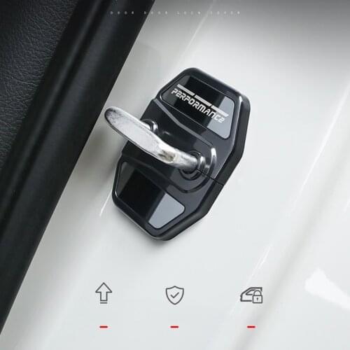 4Pcs Car Buckle Door Lock Cover for BMW 1 2 5 7 Series G30 G38 G11 G01 G02 G05 F48 F39 F15 F16 M Performance LOGO New